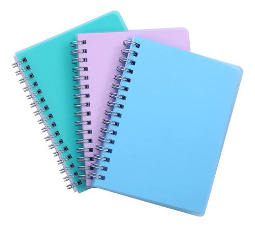 Irmanas Spiral Notebook, 3 Pack Small Notebooks 4.3 X 5.7 , 