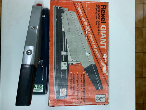 Abrochadora Mesa Rexel Giant Inglesa Para 200 Hojas