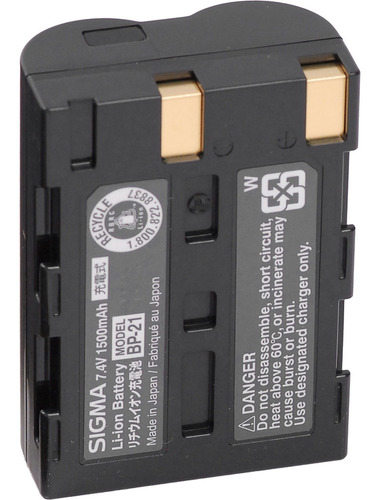 Sigma Bp-21 Rechargeable Lithium-ion Battery