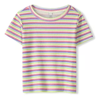 Blusa Playera Manga Corta C&a De Niña