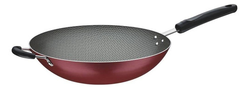 Wok antiadherente rojo Loreto Tramontina 36 cm