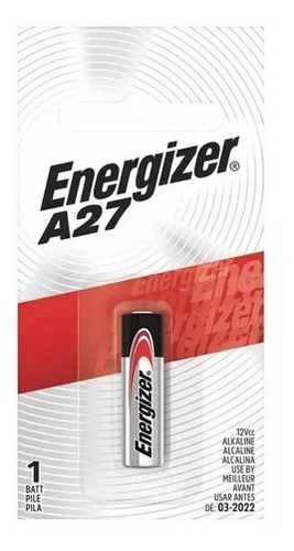 Pila Alcalina A27 Energizer X 4
