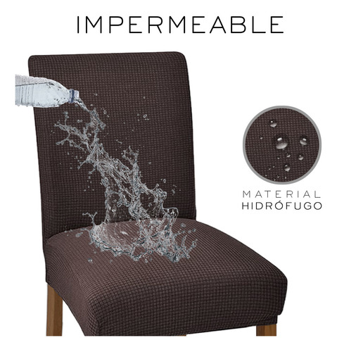 Cubresilla Nube Removibles color chocolate pack 6 unidades
