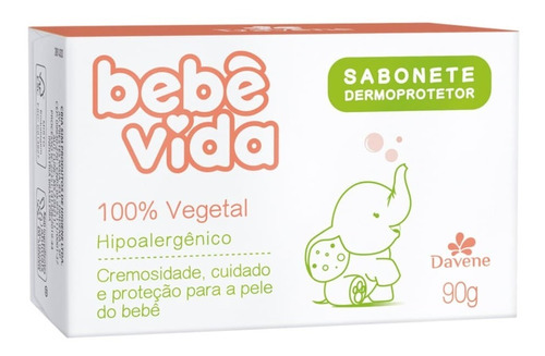 Davene Bebe Vida Sabonete Vegetal Dermoprotetor 90g