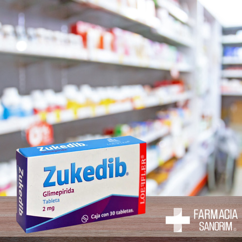 Glimepirida 2 Mg Zukedib Caja Con 30 Tabletas Loeffler