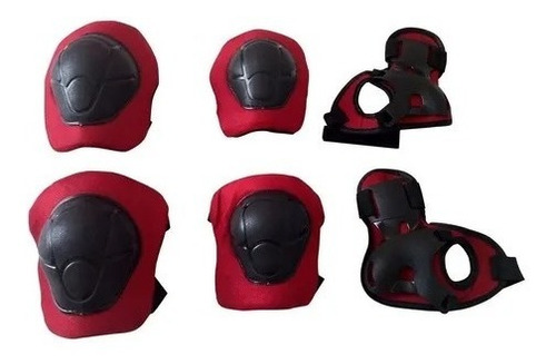 Imagem 2 de 4 de Kit Proteção Capacete Cotoveleira Joelheira Infantil Rosa