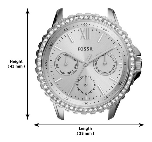 Imagen 6 de 9 de Reloj Dama Fossil Izzy Analogo