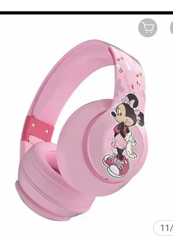 Audífono Diadema Bluetooth Minnie Disney Rosa Dr-37 Niña