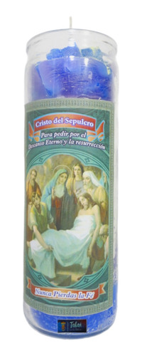 Veladora Cristo Del Sepulcro Nunca Pierdas La Fe 1 Pieza