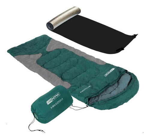 Kit Acampamento Saco Dormir Freedom + Isolante Térmico Ntk