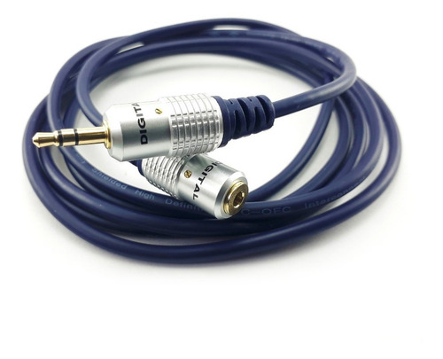 Extensión Audífonos Macho Hembra Plug Jack 3.5mm 3.6mts