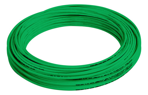 Cable Eléctrico Thw Calibre 12, 100 M Color Verde Surtek Cubierta Negro