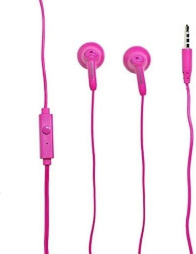 Magnavox Mhp4820m-pk Auriculares Gomosos Con Micrófono Rosa