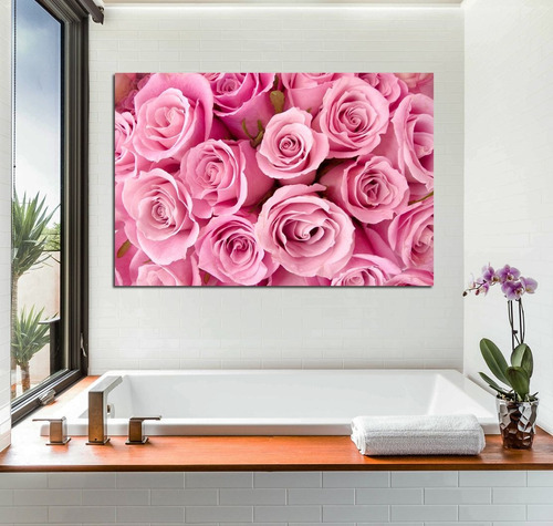 Vinilo Decorativo 40x60cm Rosas Flores Novia Natural