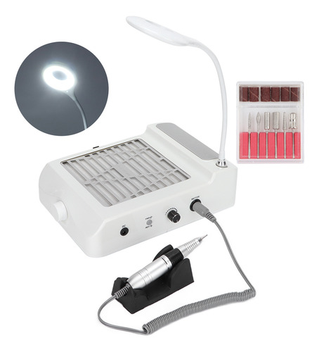Máquina Perforadora De Uñas, Juego Eléctrico 4 En 1, Aspirad