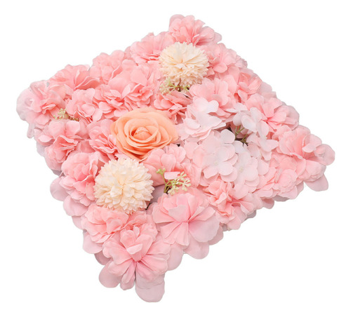 Paneles De Decoración De Pared Con Flores Artificiales Rosas