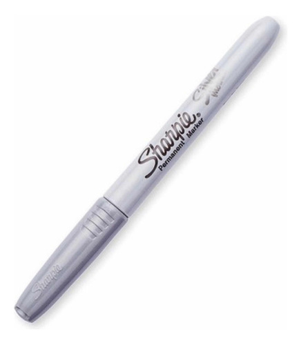 Marcador Sharpie Plata Fino C/12