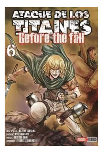 Ataque De Los Titanes: Before The Fall, De Ryo Suzukaze. Editorial Planet Manga, Tapa Blanda En Español, 2020