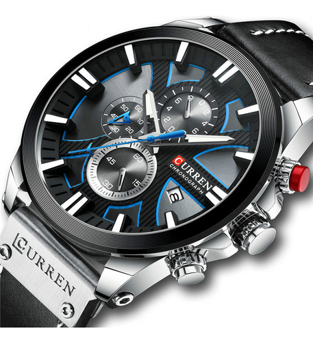 Reloj Hombre Technos Curren Prateado 8346