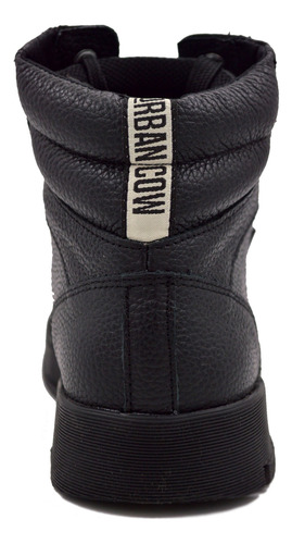 Zapatilla Mujer Urban Cow Ascari Botita Cuero Tendencia Moda