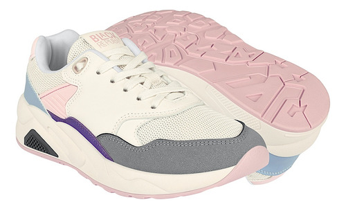Tenis Dama Black Republic Ps202462726 Textil Beige