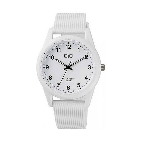 Regalo Para Mujer Reloj Q&q Original Blanco Nuevo Acuático