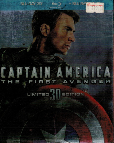Blu-ray Capitan America El Primer Vengador Dvd & Blu-ray 3d (Usado)