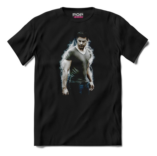 Playera Negra Unisex Carlos Rivera