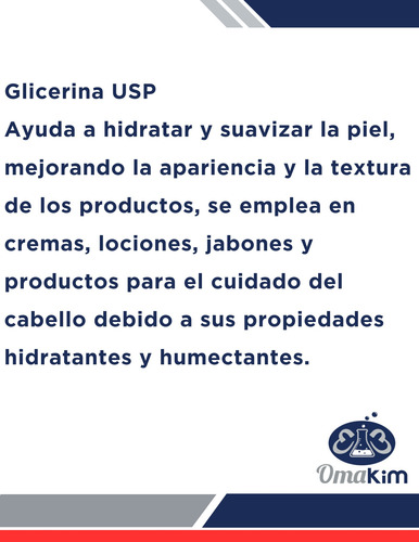 Glicerina Usp 5 Kg.