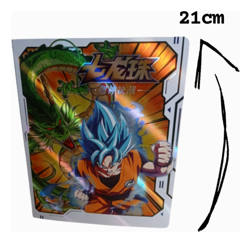 Álbum Porta Cartas Dragón Ball Z Para Colección De Cartas 