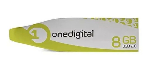 Memoria Usb One Digital 8gb, 2.0, 80mb/s, Flash Drive