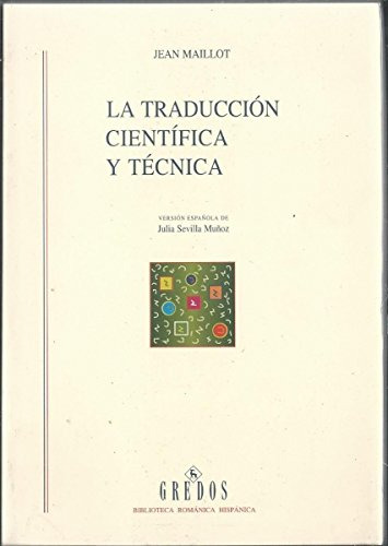 Libro La Traducción Científica Y Técnica De Jean Maillot