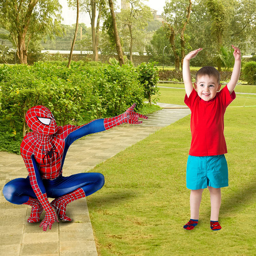 Calcetines De Spider-man Para Niños 10 Pares Corte Bajo 3-9