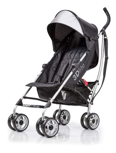 Summer 3dlite Black Coche Paseador Sombrilla Viajes Compacto