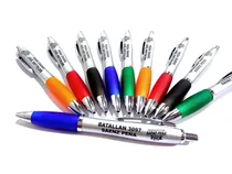 Comprar 30 Boligrafos Personalizados Con Nombre Logo Frase Grabados