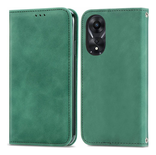 Funda Abatible Para Oppo A58 4g Funda Simple A Prueba De