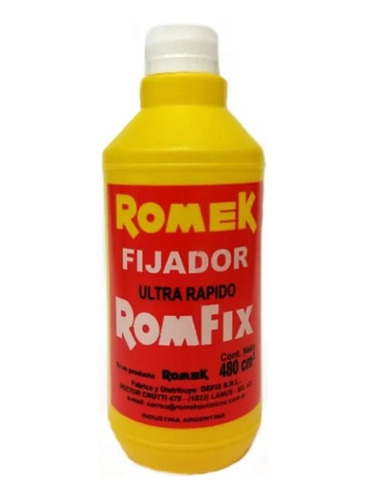 Fijador Rx Romek Td-4 Envase 480 Cc Odontologia