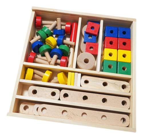 Juego De Construcción De Juguetes Con Tuercas Y Tornillos