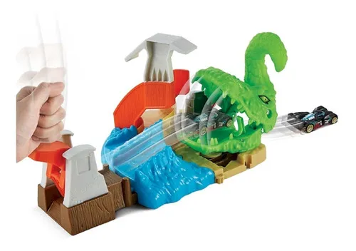 Hot Wheels City Ataque Toxico Del Lagarto