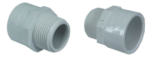 Adaptador Pvc Macho 436-010 De 25mm 15pz 10201460 Color Blanco