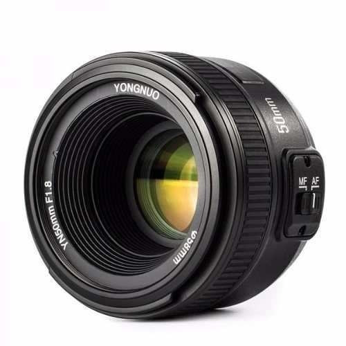 Lente Yongnuo De 50mm Yn50mm 1.8 Para Canon Delivery Gratis*