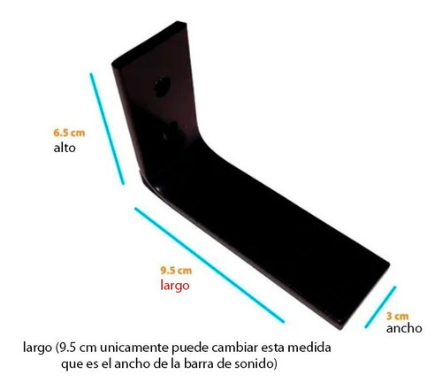 Soporte De Pared Universal Para Barra De Sonido Soportes ...