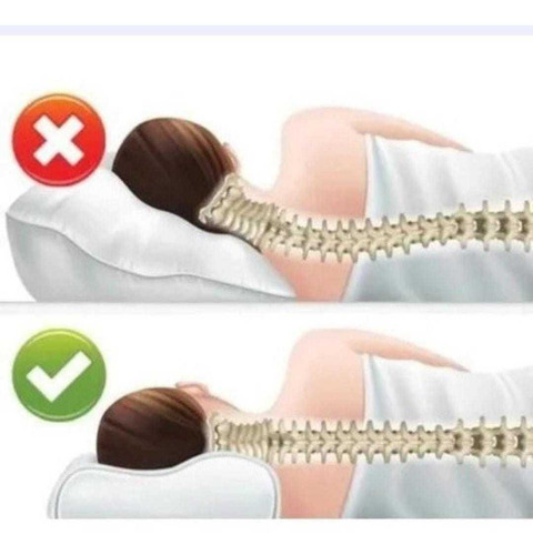 Almohada Cervical Viscoelastica Flex Memoria Dormir Descanso