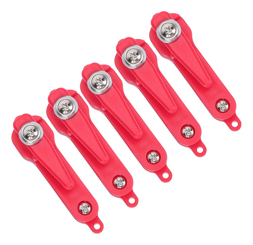 Downrigger De Plástico Outrigger Line Clip Snap, 10 Unidades