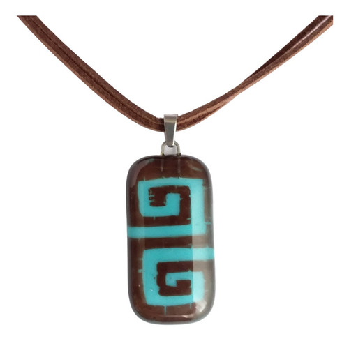 Imagen 4 de 4 de Collar Casual Grecas Mexicanas Artesanal