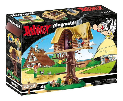 Playmobil 71016 Asterix Asuranceturix Con Casa Del Árbol