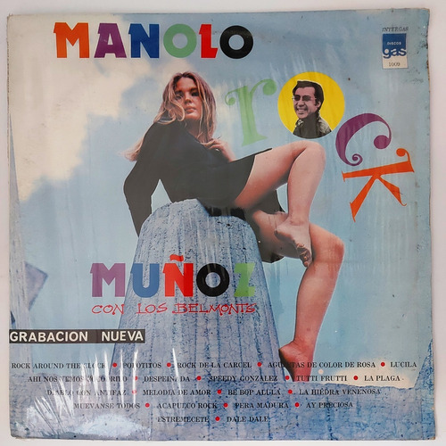 Manolo Muñoz Con Los Belmonts - Manolo Rock Muñoz    Lp