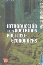 Comprar Libro Int.doctrinas Politico-economicas - Montenegro, W.