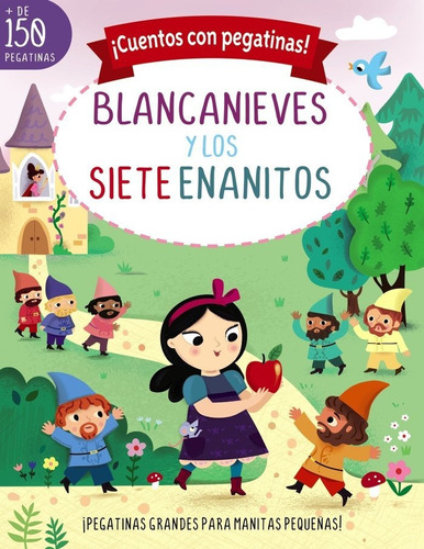 Libro Cuentos Con Pegatinas Blancanieves Y Los Siete Enan...
