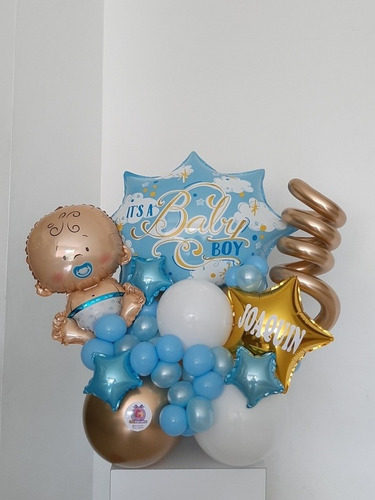 Imagen 2 de 2 de Arreglos Con Globos Bebés Nacimiento Bienvenida